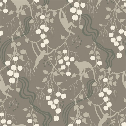Linden Stone Jungle Canopy Wallpaper
