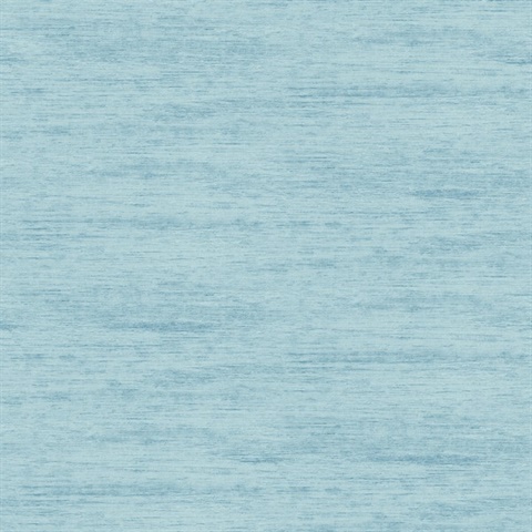 Lindsay Aqua Vertical Faux Chenille Fabric Weave Wallpaper