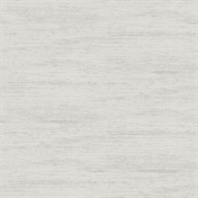 Lindsay Light Grey Vertical Faux Chenille Fabric Weave Wallpaper