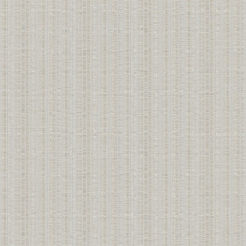 Line In The Sand Light Grey Woven Stripe Wallpaper