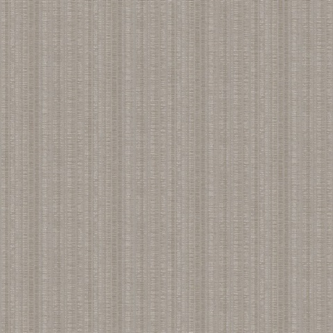 Line In The Sand Taupe Woven Stripe Wallpaper