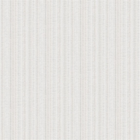 Line In The Sand White Woven Stripe Wallpaper