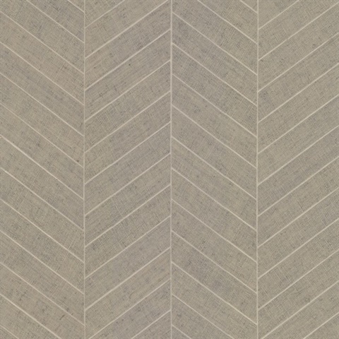 Atelier Herringbone Linen Wallpaper