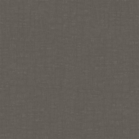 Linen Charcoal Effect Textured Solid Crosshatch Wallpaper