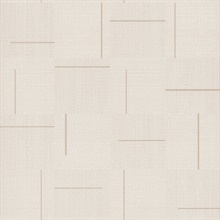 Linen Geo Block Weave Checkerboard