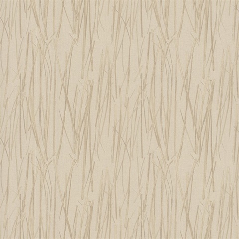 Linen Piedmont Textured Bamboo Reed Wallpaper