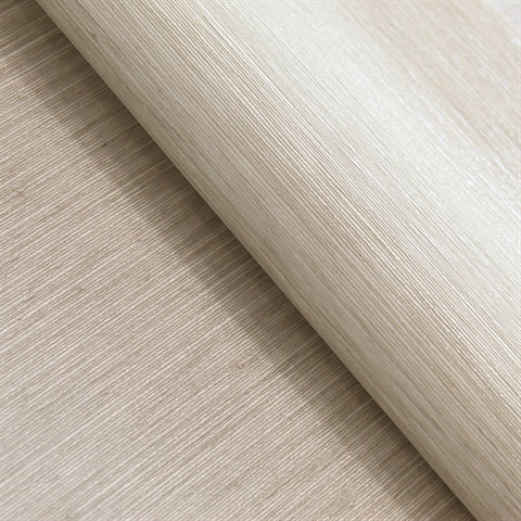 Linen Shimmering Pearl Natural Linen Wallpaper