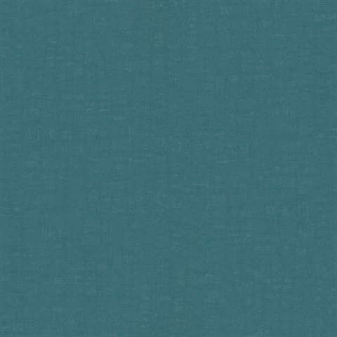 Linen Teal Effect Textured Solid Crosshatch Wallpaper