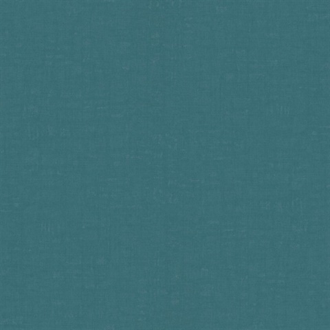 Linen Teal Effect Textured Solid Crosshatch Wallpaper