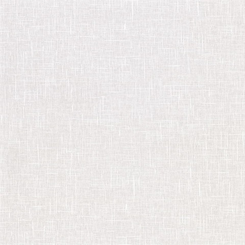 Linville Light Grey Faux Linen Wallpaper