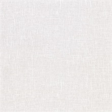 Linville Light Grey Faux Linen Wallpaper