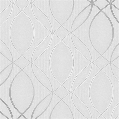 Lisandro Light Grey Geometric Lattice