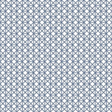 Lisbeth Blue Geometric Lattice Wallpaper