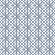 Lisbeth Blue Geometric Lattice Wallpaper