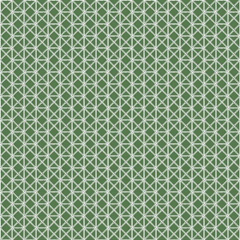 Lisbeth Green Geometric Lattice Wallpaper