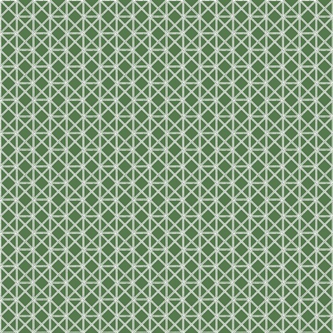 Lisbeth Green Geometric Lattice Wallpaper