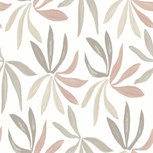 Little Garden Nude & Blush Wallpaper