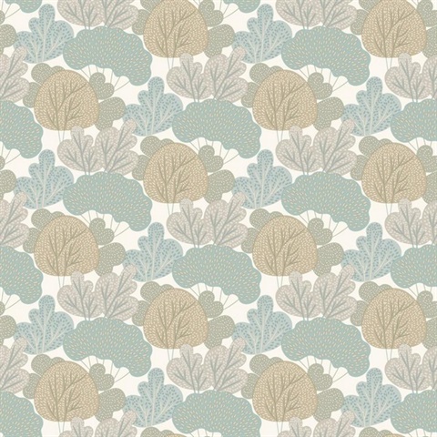 Little Woods Neutral Wallpaper