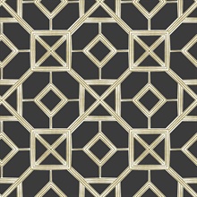 Livia Black Trellis Wallpaper