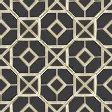 Livia Black Trellis Wallpaper