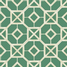 Livia Green Trellis Wallpaper
