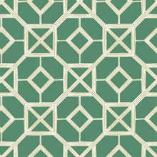 Livia Green Trellis Wallpaper