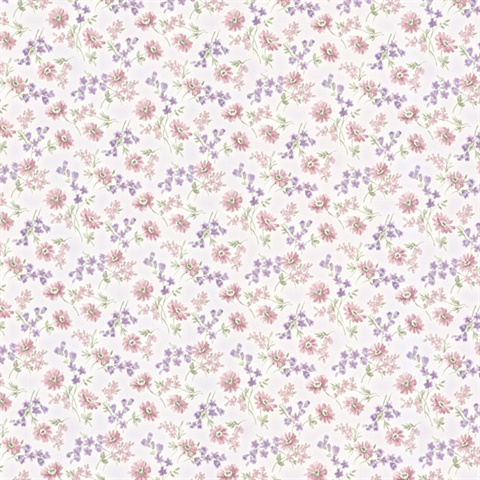 Lizabeth Purple Allover Floral