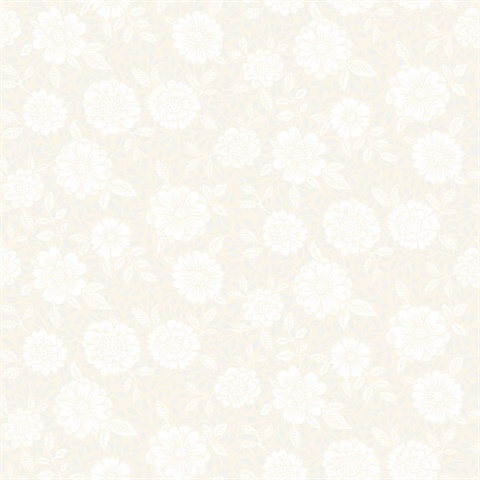 Lizette Cream Charming Floral Wallpaper
