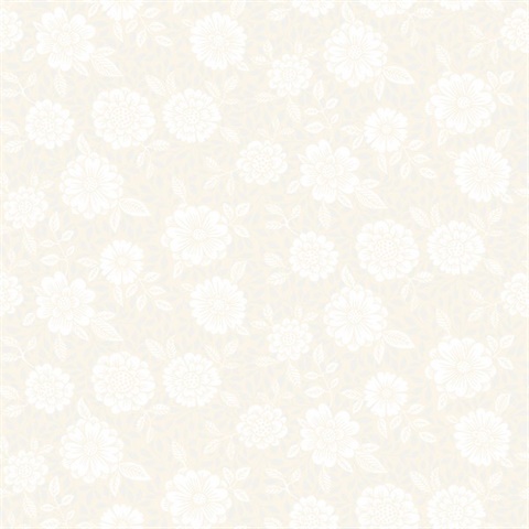 Lizette Cream Charming Floral Wallpaper