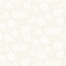 Lizette Cream Charming Floral Wallpaper