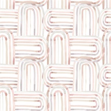 Lolly Blush Arches Wallpaper