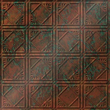 Look This Way Ceiling Panels Copper Patina