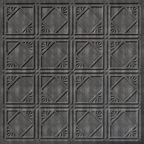 Look This Way Ceiling Panels Etched Silver