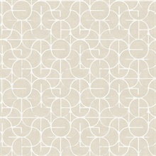 Looking Glass Beige Wallpaper