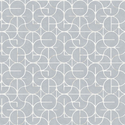 Looking Glass Chambray Wallpaper