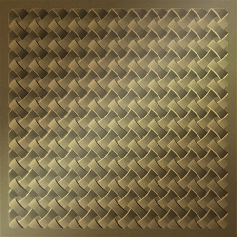 Loom Ceiling Panels Metallic Gold