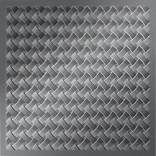 Loom Ceiling Panels Metallic Silver