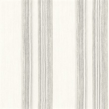 Loom Spun Grey Southwest Striped Wallpaper
