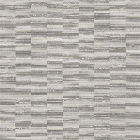 Loom-inosity Grey Shimmer Commercial Wallpaper