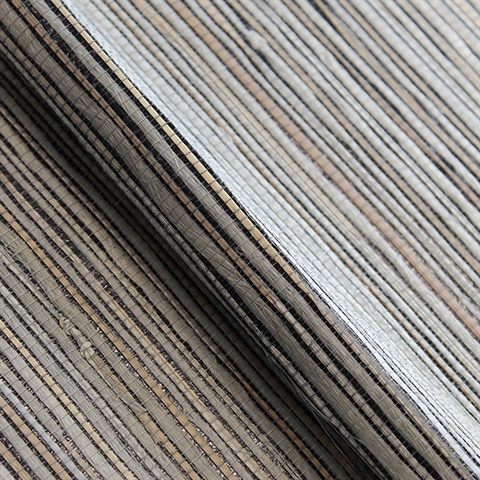 Loose Weave Boodle Multicolor Knotted on Black Handwoven Paper Weave W