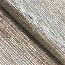 Loose Weave Boodle Shades of Neutral Knotted on Silver Handwoven Paper