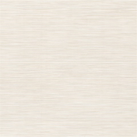 Lorn Cream Faux Grasscloth Wallpaper