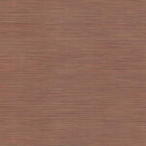 Lorn Red Faux Grasscloth Wallpaper