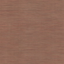 Lorn Red Faux Grasscloth Wallpaper