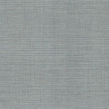 Lotus Silk Steel Blue Wallpaper