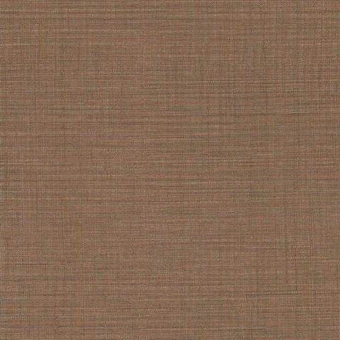 Lotus Silk Terra Cotta Wallpaper
