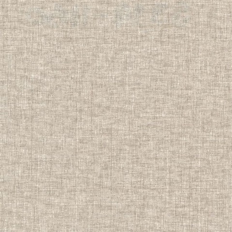 Louis Beige Weathered Faux Linen Commercial Wallpaper