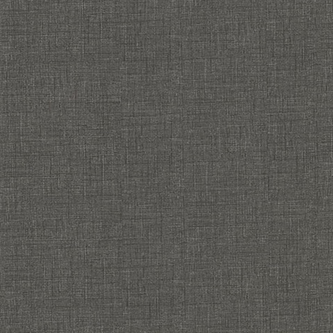Louis Black Distressed Textured Vinyl Wallpaper