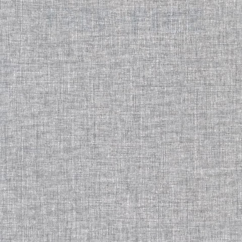 Louis Dark Grey Weathered Faux Linen Commercial Wallpaper