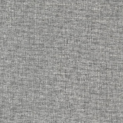 Louis Platinum Weathered Faux Linen Commercial Wallpaper